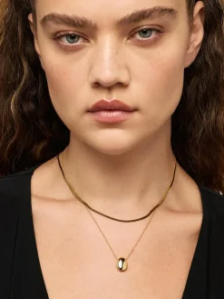 Ana Luisa Gold Mini Pebble Necklace