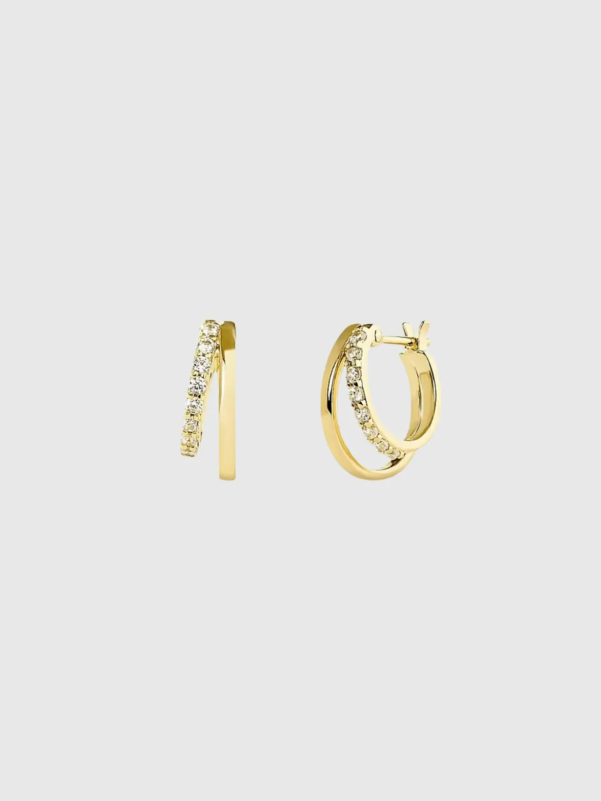 Ana Luisa Toda Mini Double Hoop Earrings