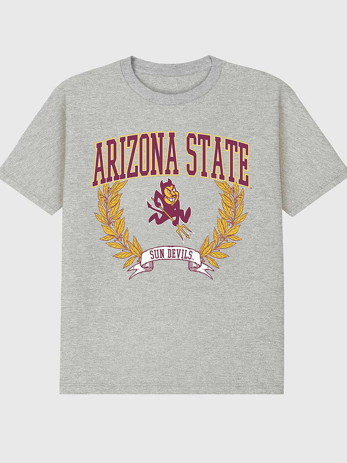 Arizona State University Laurels Dark Graphic T-Shirt