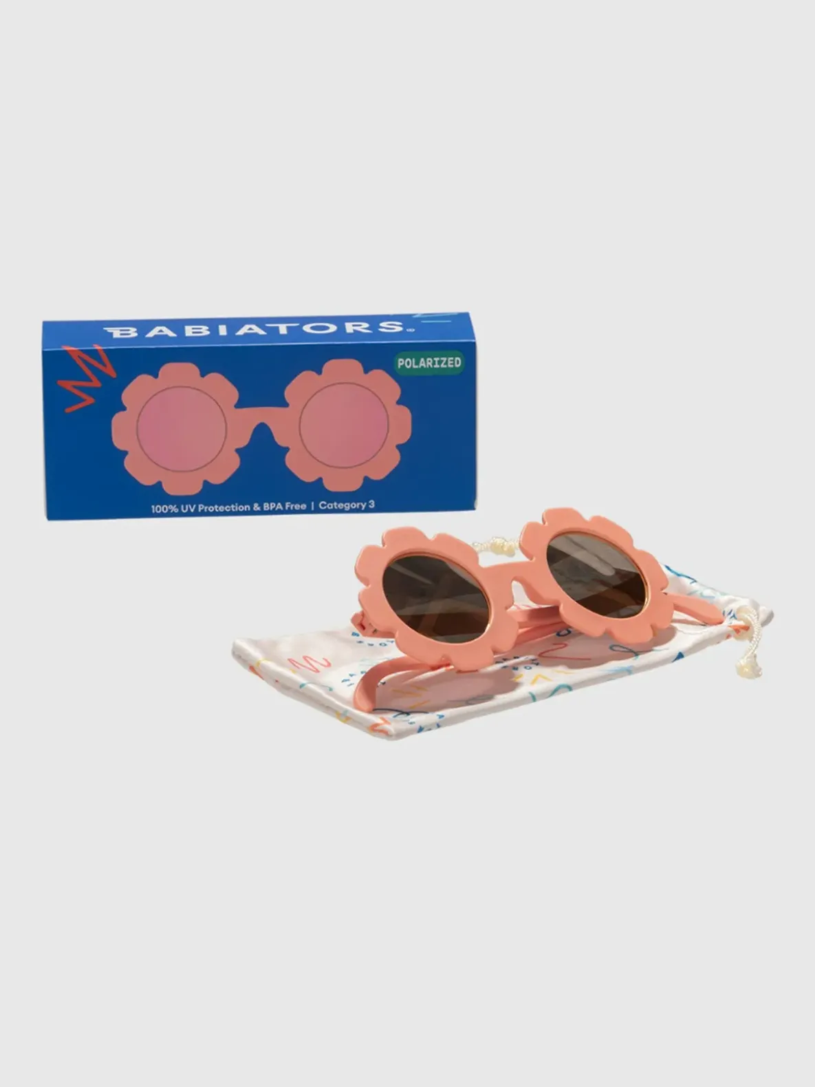 Babiators Polarized Toddler and Kid Flower Sunglasses