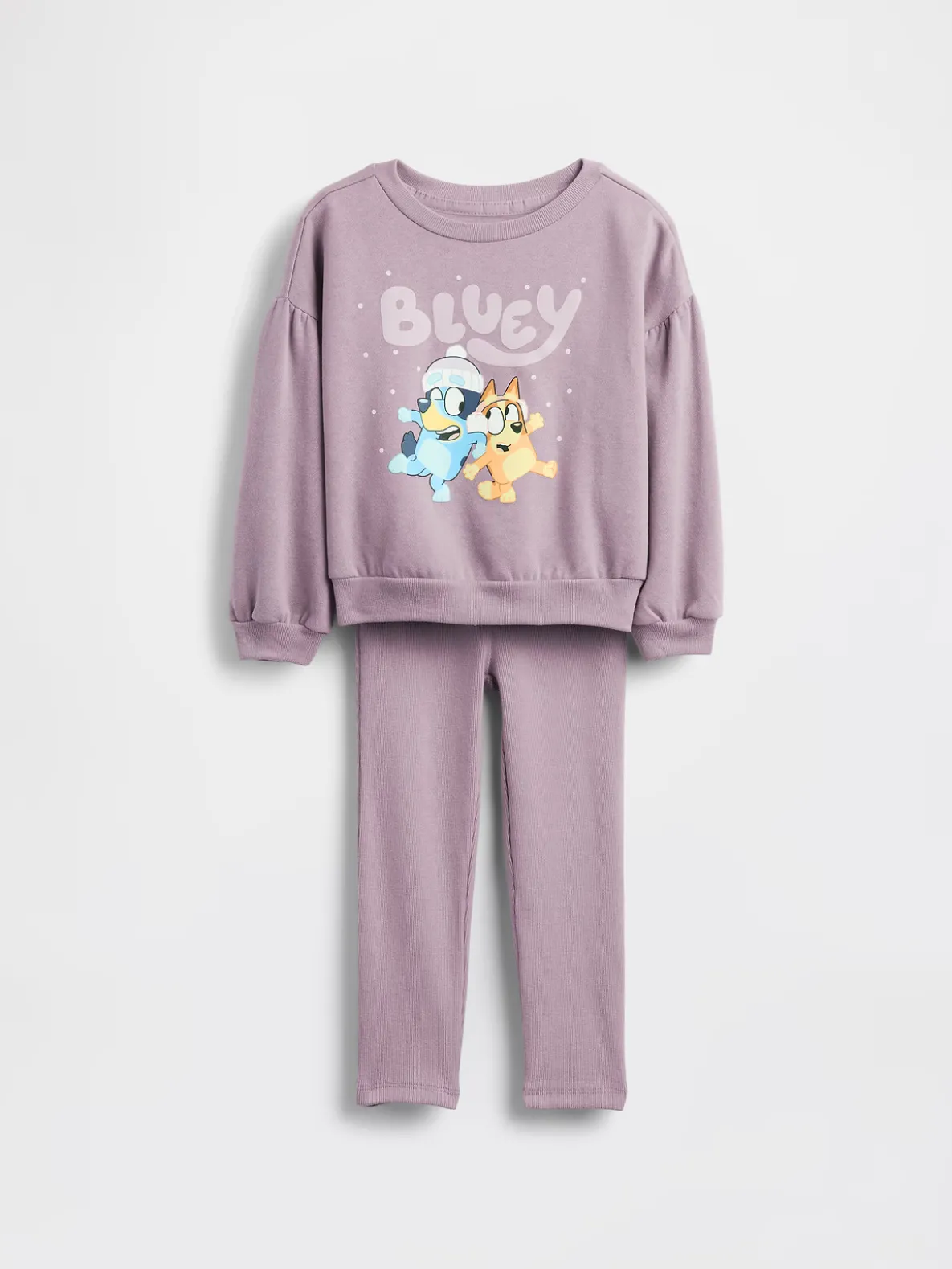 Baby & Toddler Bluey VintageSoft Sweatshirt & Rib Leggings Set