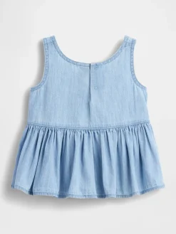 Baby & Toddler Bow Denim Tank Top