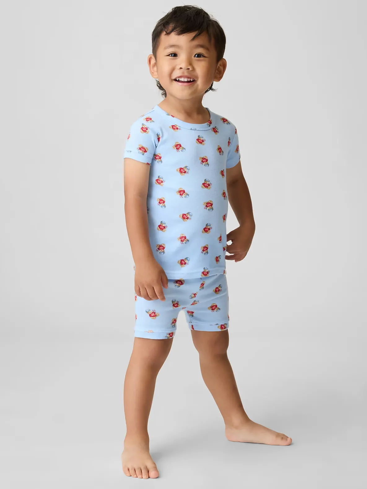 Baby & Toddler Brannan Bear Organic Brushed Cotton PJ Short Set