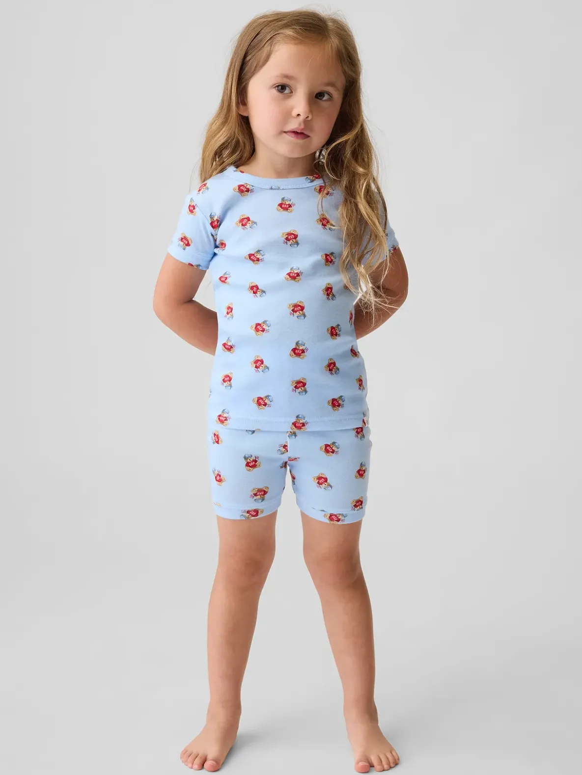 Baby & Toddler Brannan Bear Organic Brushed Cotton PJ Short Set