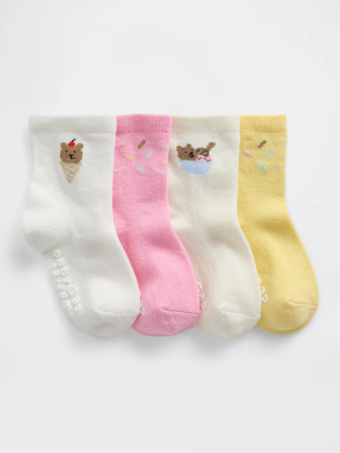 Baby & Toddler Brannan Bear Ice Cream Socks (4-Pack)