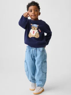 Baby & Toddler Brannan Bear Pocket Pull-On Barrel Jeans