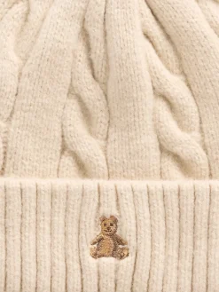 Baby & Toddler CashSoft Cable-Knit Beanie & Mittens Set