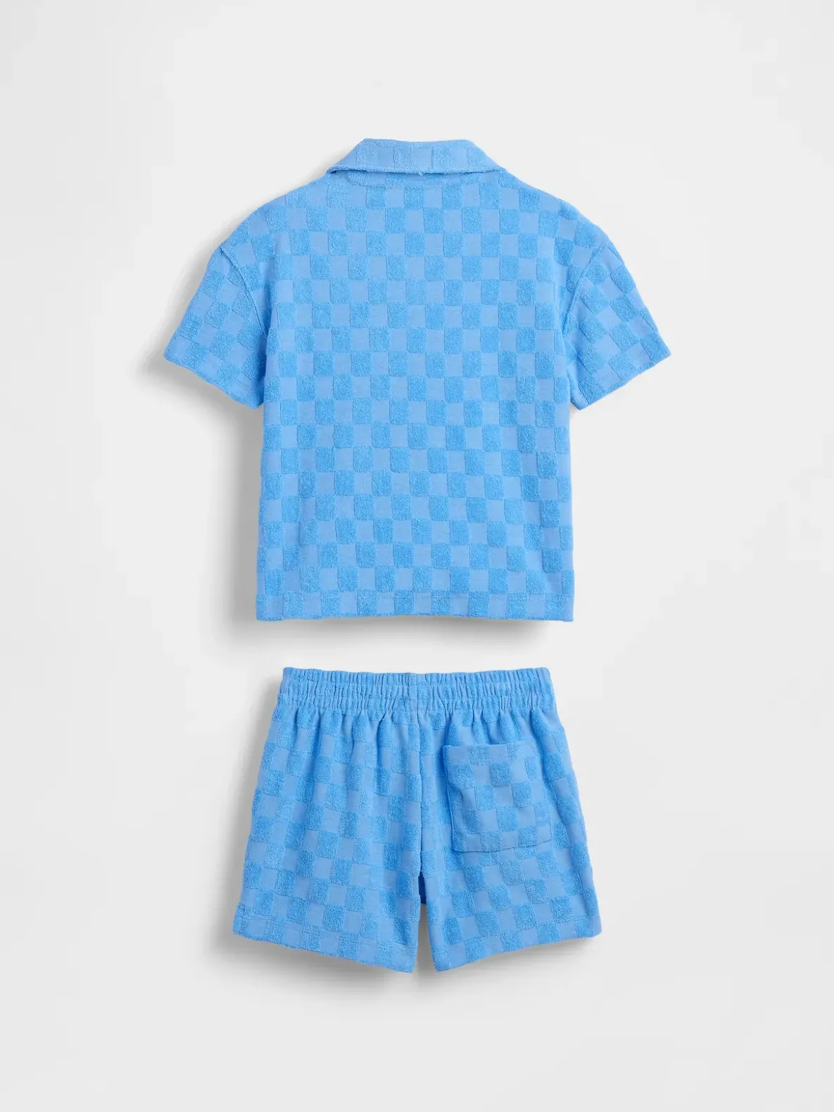 Baby & Toddler Checkered Terry Resort Outfit Set