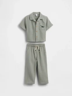 Baby & Toddler Cotton Gauze Outfit Set