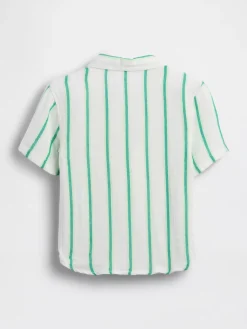 Baby & Toddler Cotton Gauze Print Polo Shirt