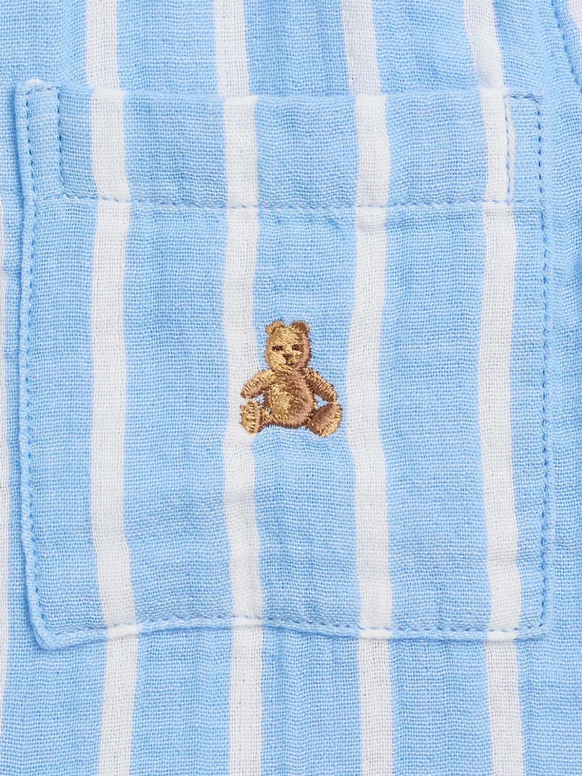 Baby & Toddler Cotton Gauze Print Polo Shirt