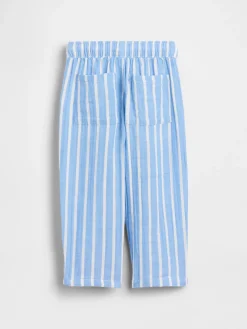 Baby & Toddler Cotton Gauze Pull-On Barrel Pants