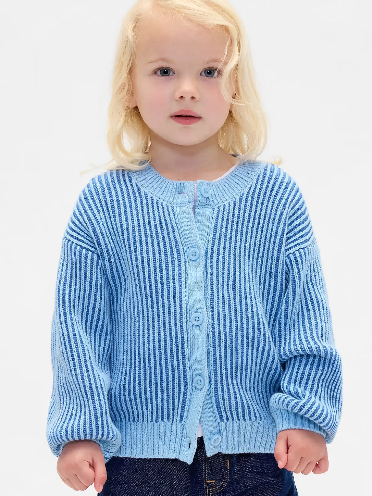 Baby & Toddler Crewneck Cardigan Sweater