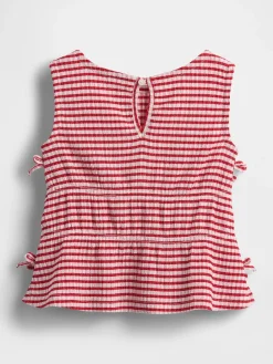 Baby & Toddler Crinkle Knit Bow Top