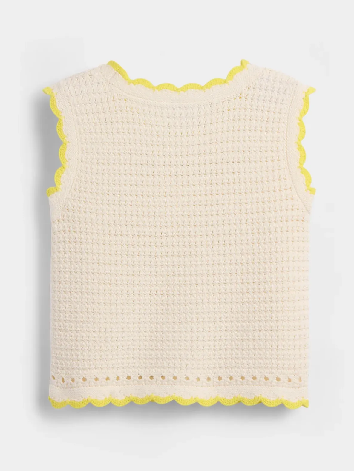 Baby & Toddler Crochet Heart Sweater Tank