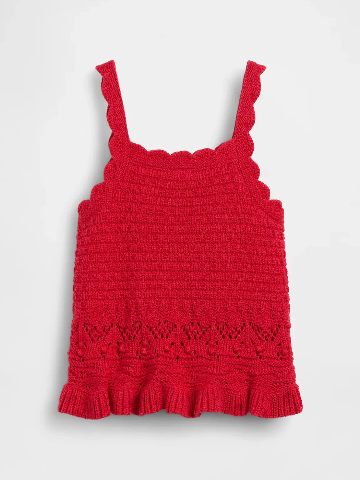 Baby & Toddler Crochet Scalloped Tank Top