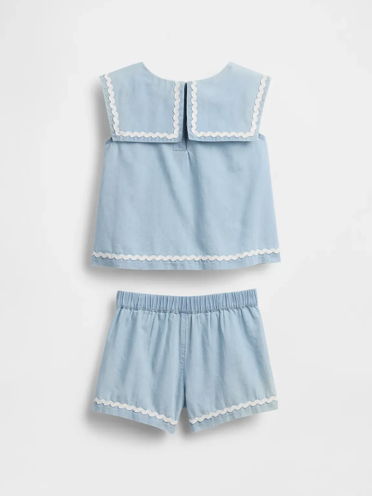 Baby & Toddler Denim Bow Outfit Set