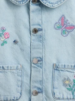 Baby & Toddler Denim Embroidered Chore Jacket