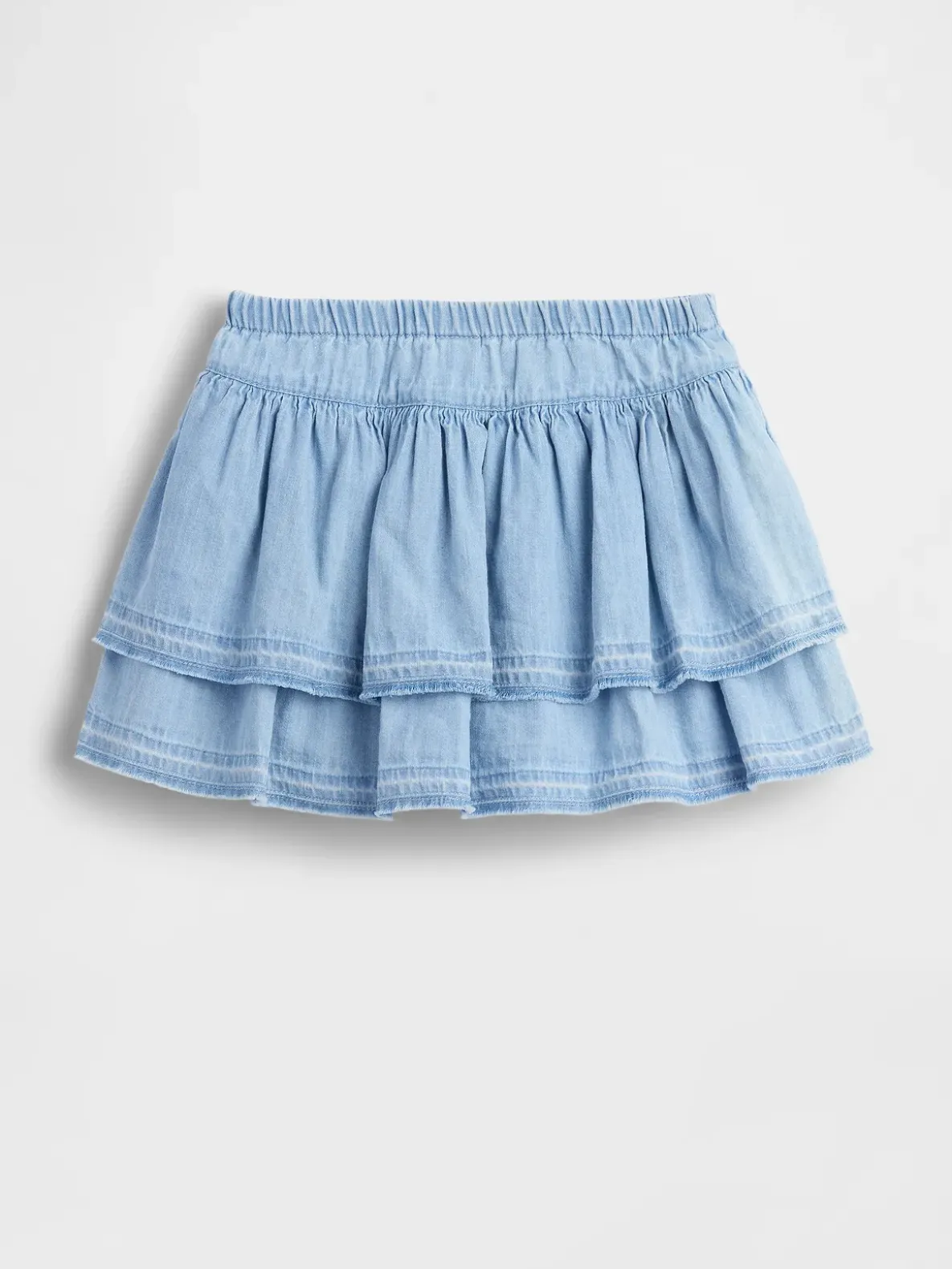 Baby & Toddler Denim Ruffle Skort