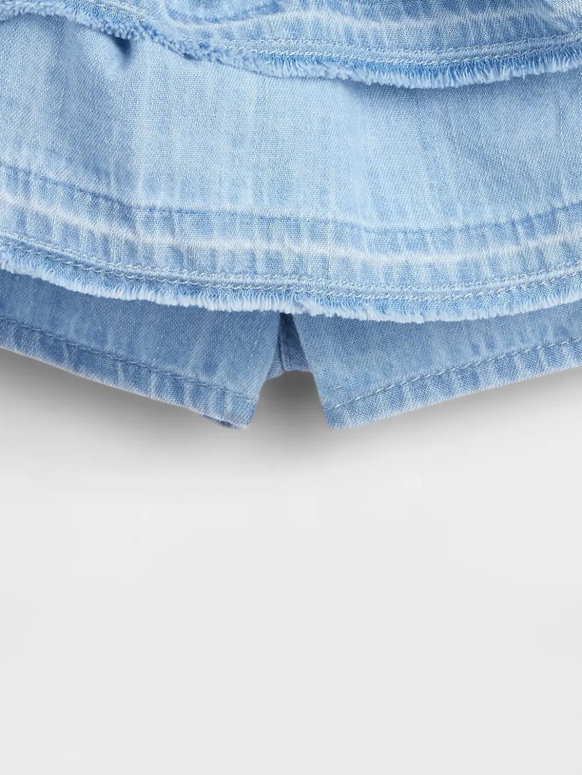 Baby & Toddler Denim Ruffle Skort