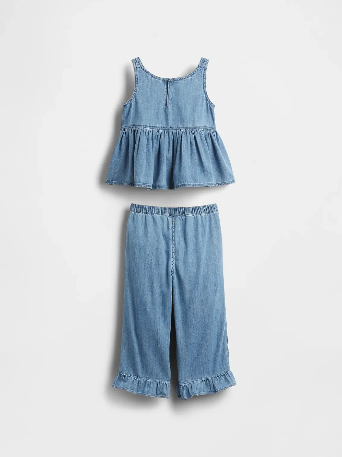 Baby & Toddler Denim Ruffle Outfit Set