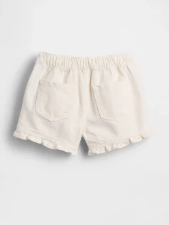 Baby & Toddler Denim Stride Pull-On Ruffle Shorts