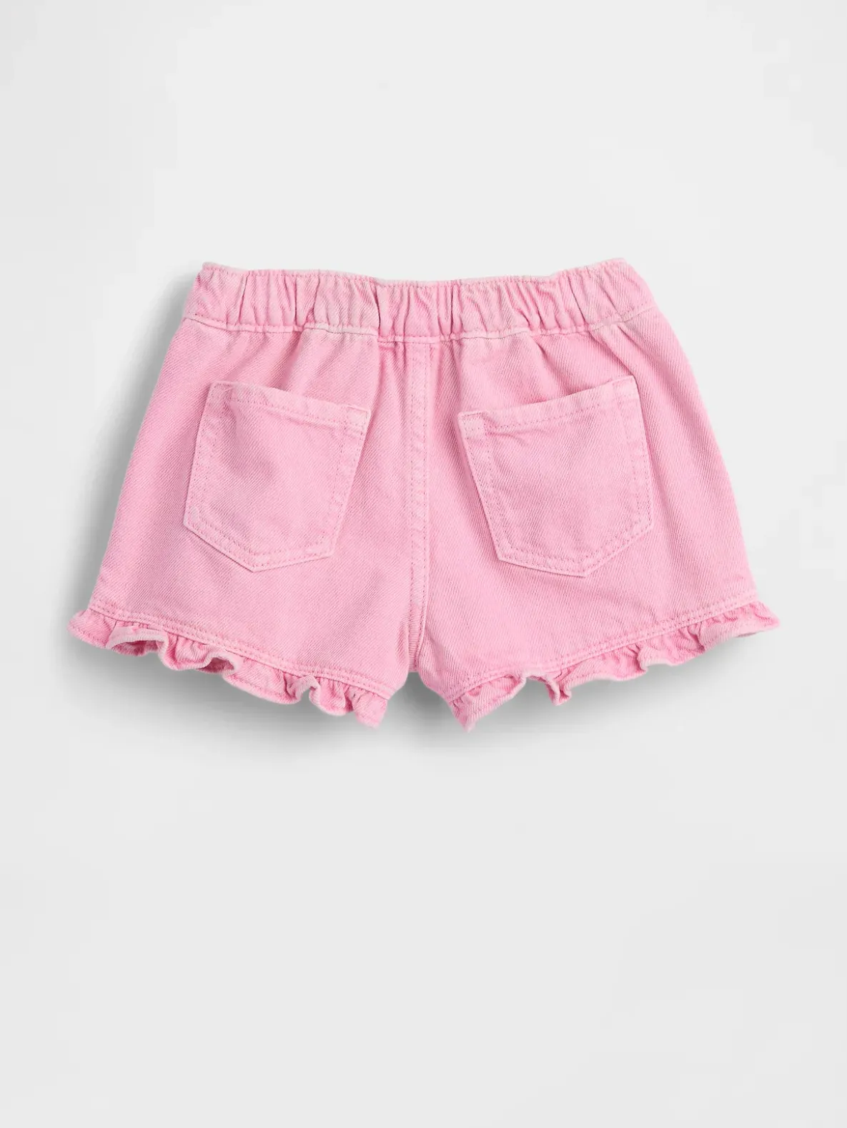 Baby & Toddler Denim Stride Pull-On Ruffle Shorts