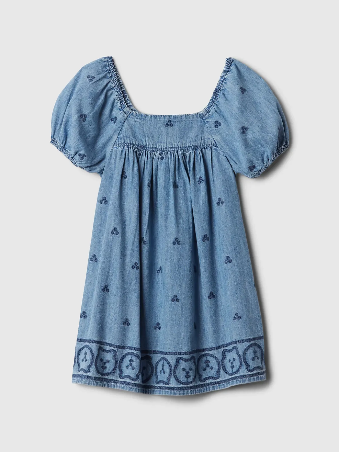 Baby & Toddler Embroidered Denim Dress