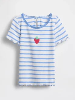 Baby & Toddler Embroidered Rib T-Shirt