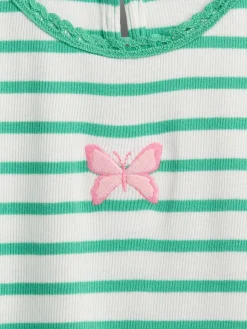 Baby & Toddler Embroidered Rib T-Shirt