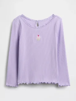 Baby & Toddler Embroidered Graphic Rib T-Shirt