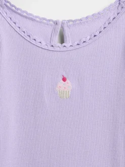 Baby & Toddler Embroidered Graphic Rib T-Shirt