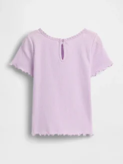 Baby & Toddler Embroidered Ice Cream Rib T-Shirt