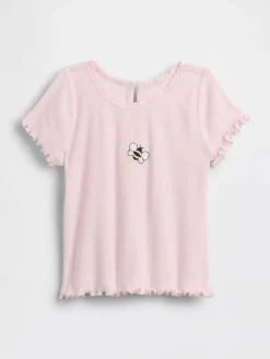 Baby & Toddler Embroidered Rib T-Shirt