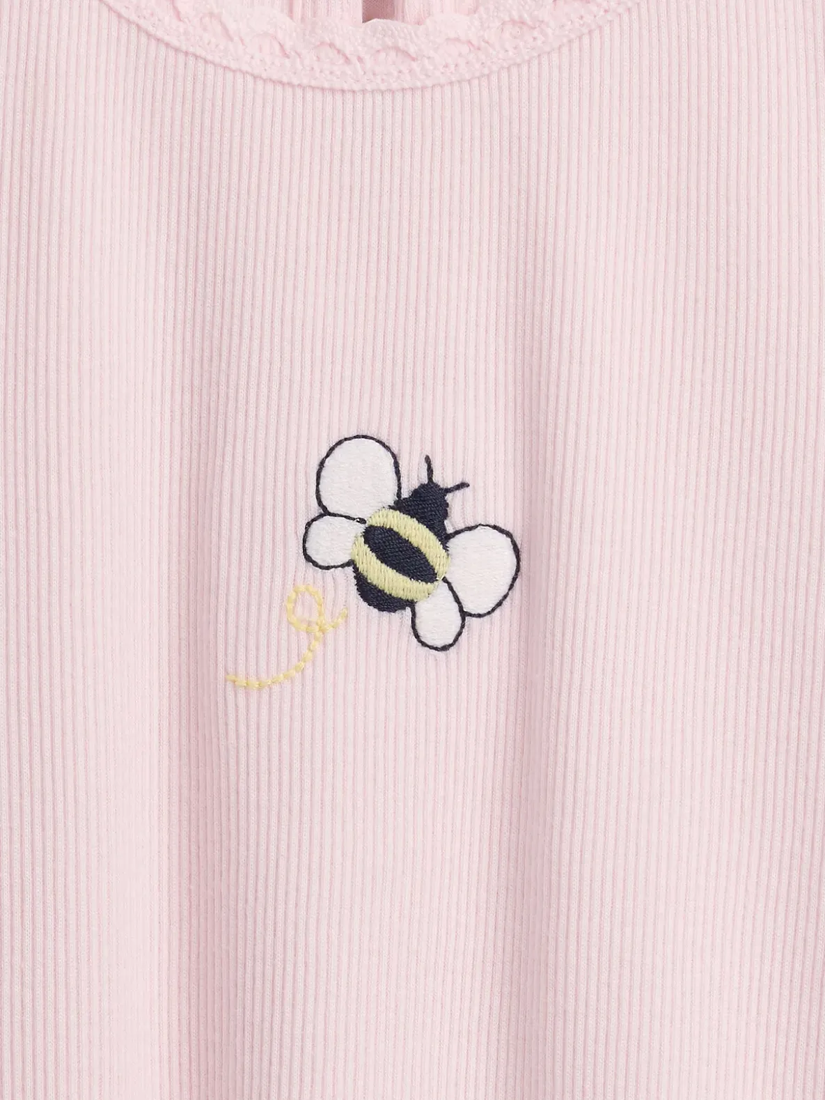 Baby & Toddler Embroidered Rib T-Shirt