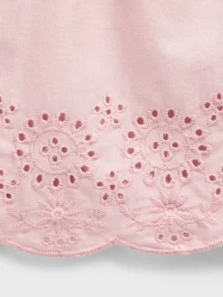 Baby & Toddler Eyelet Hem Pull-On Shorts