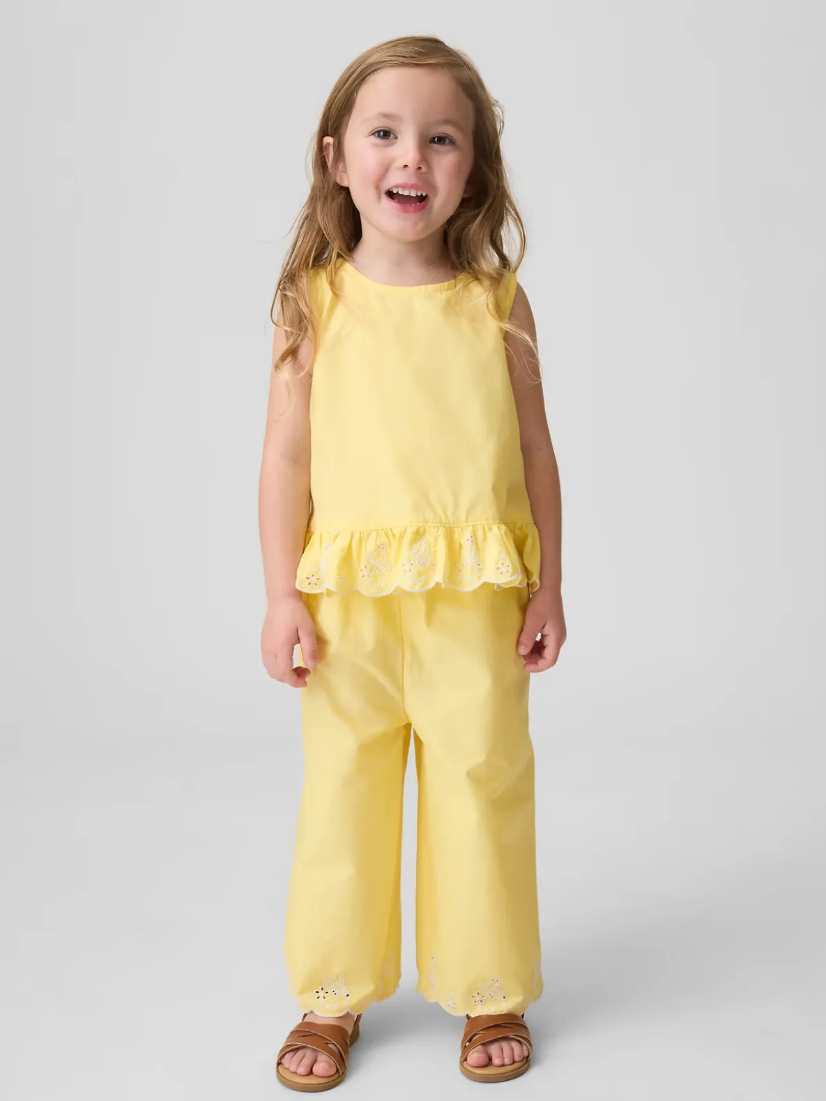 Baby & Toddler Eyelet Ruffle Outfit Set