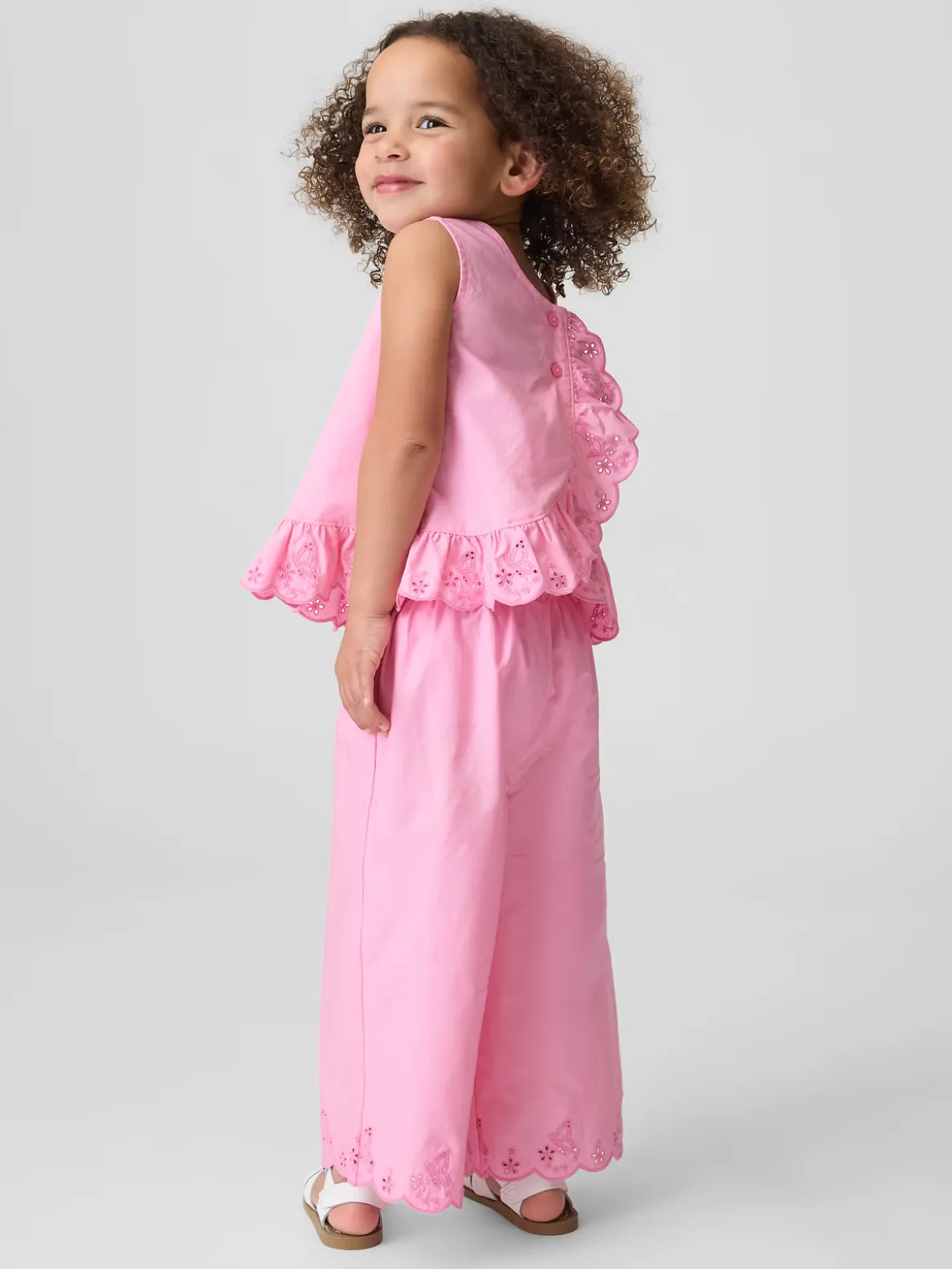 Baby & Toddler Eyelet Ruffle Outfit Set