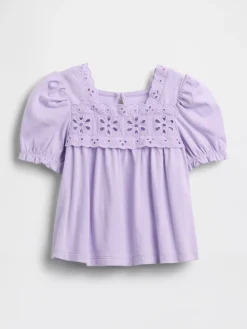 Baby & Toddler Eyelet Top