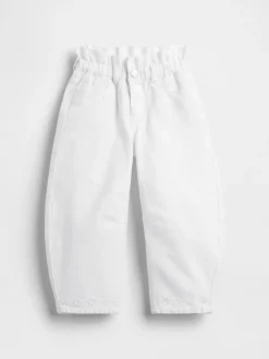 Baby & Toddler Eyelet-Hem Horseshoe Jeans