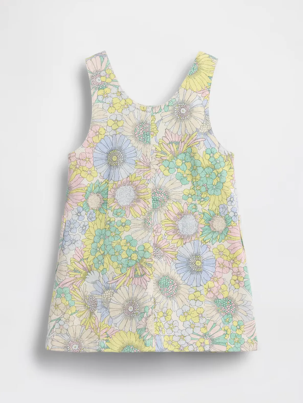 Baby & Toddler Floral Denim Jumper Dress