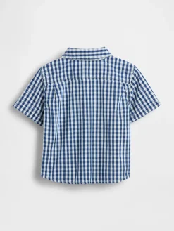 Baby & Toddler Gingham Denim Big Shirt