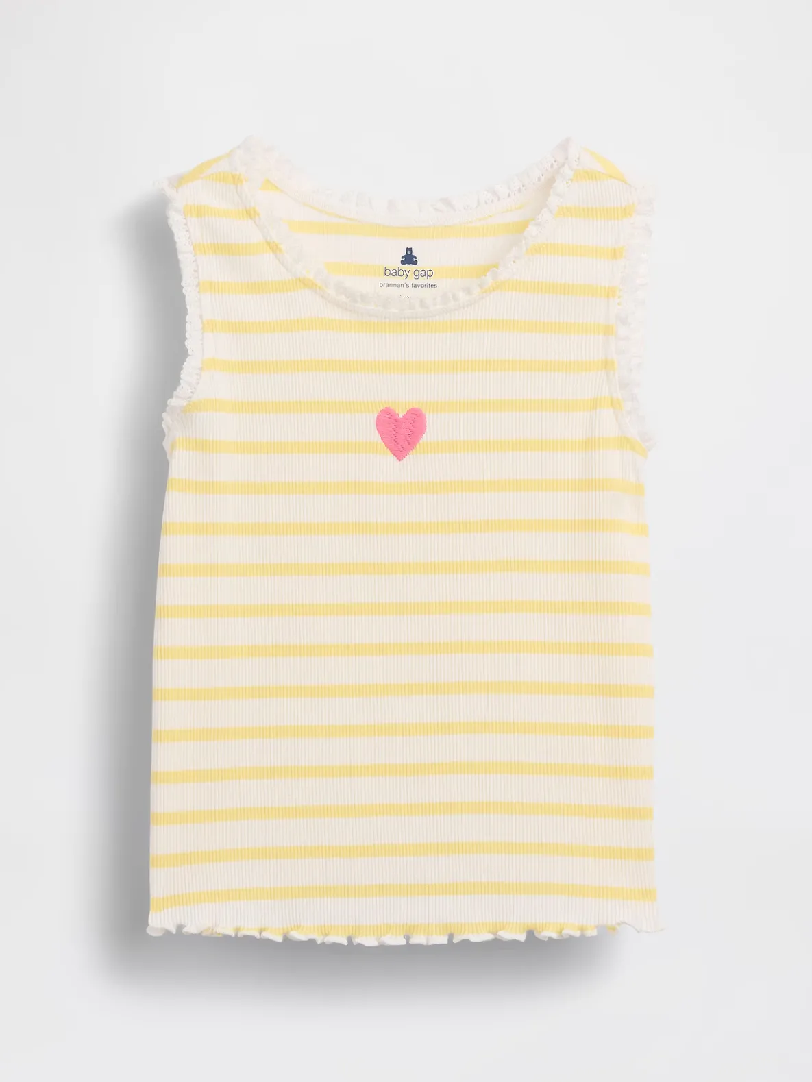 Baby & Toddler Graphic Stripe Rib Tank Top