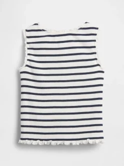 Baby & Toddler Graphic Stripe Rib Tank Top