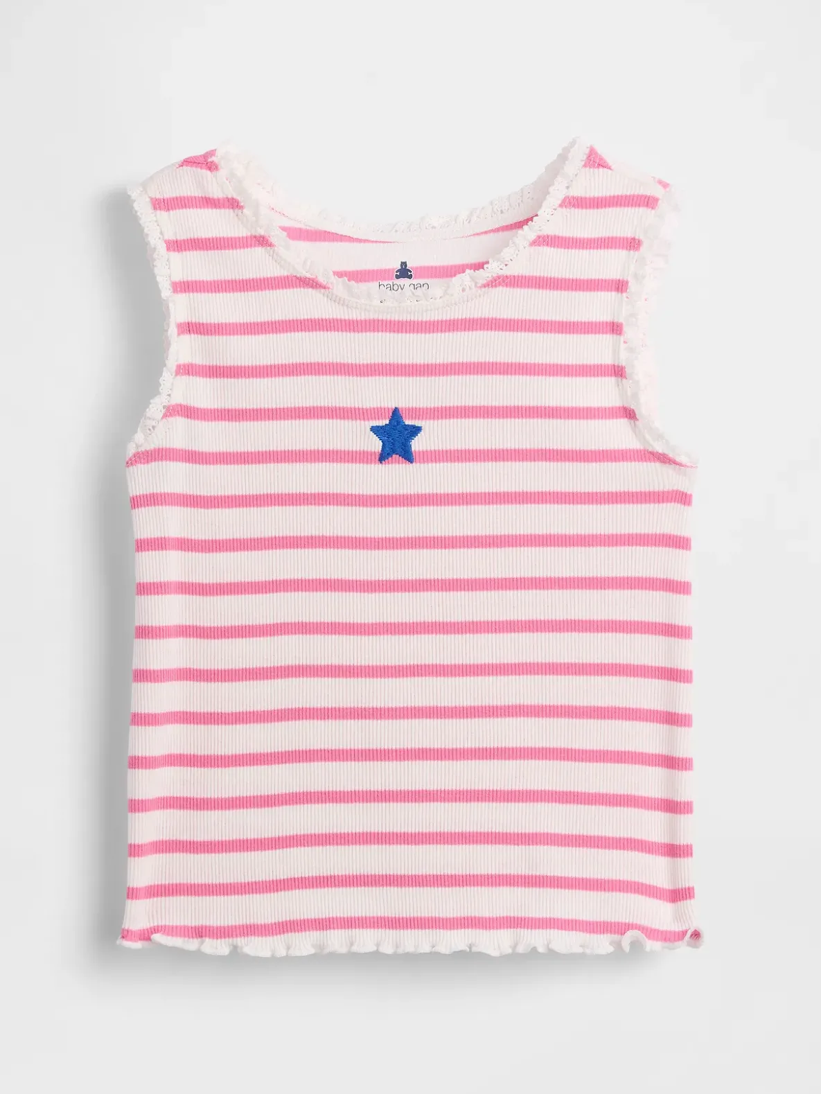 Baby & Toddler Graphic Stripe Rib Tank Top