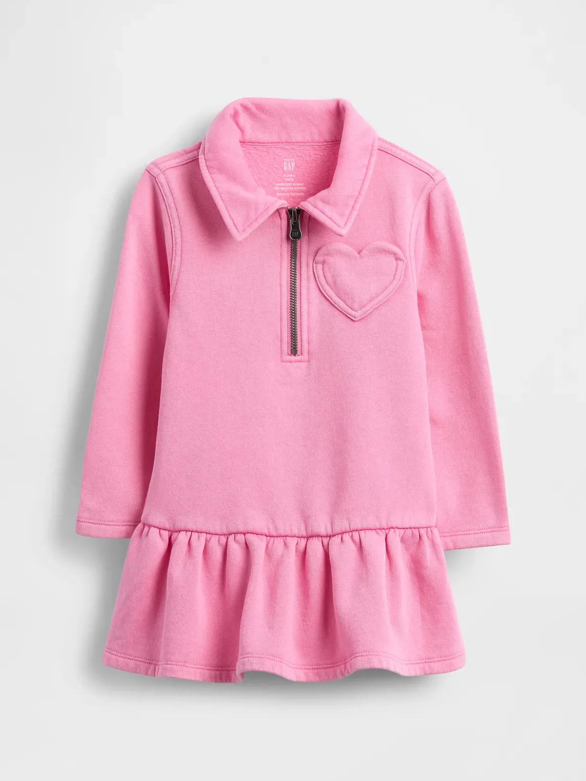 Baby & Toddler Half-Zip Pullover Sweatshirt Dress