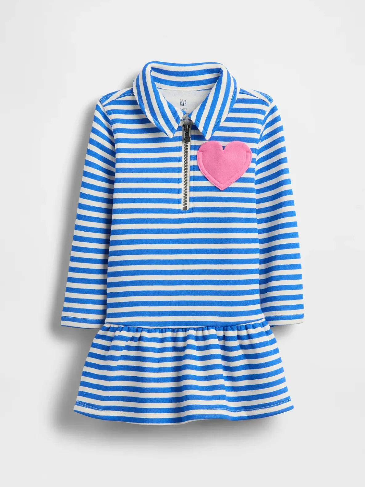 Baby & Toddler Half-Zip Pullover Sweatshirt Dress