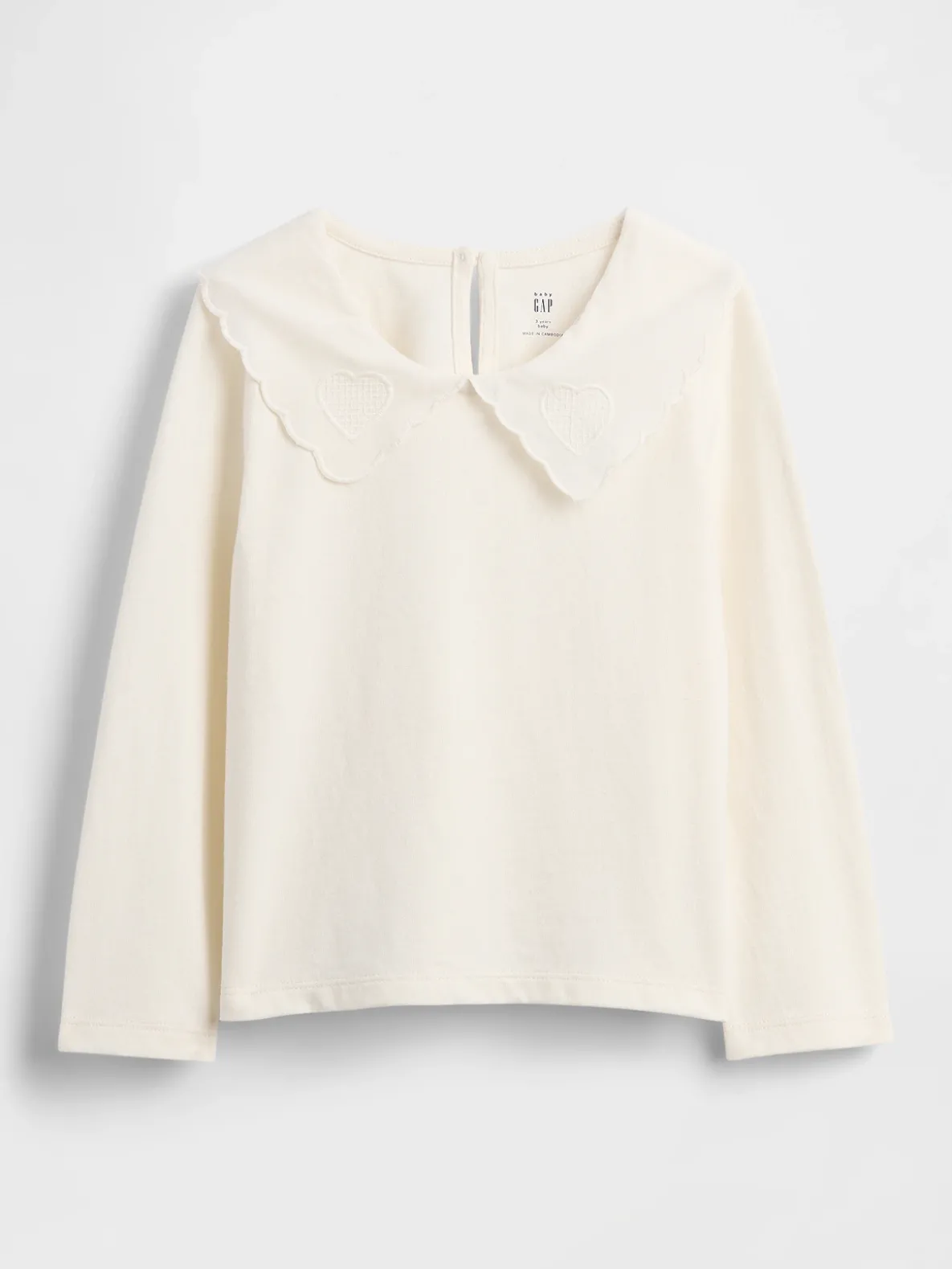 Baby & Toddler Heart Collar Top