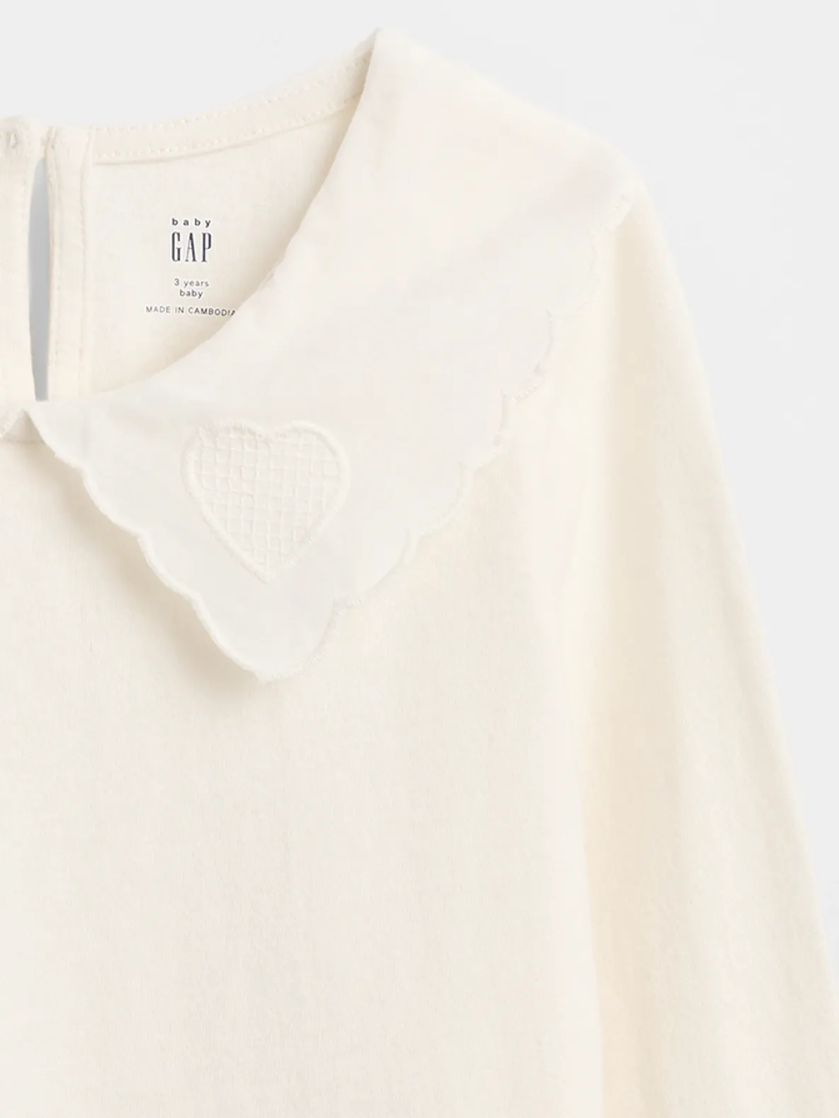 Baby & Toddler Heart Collar Top