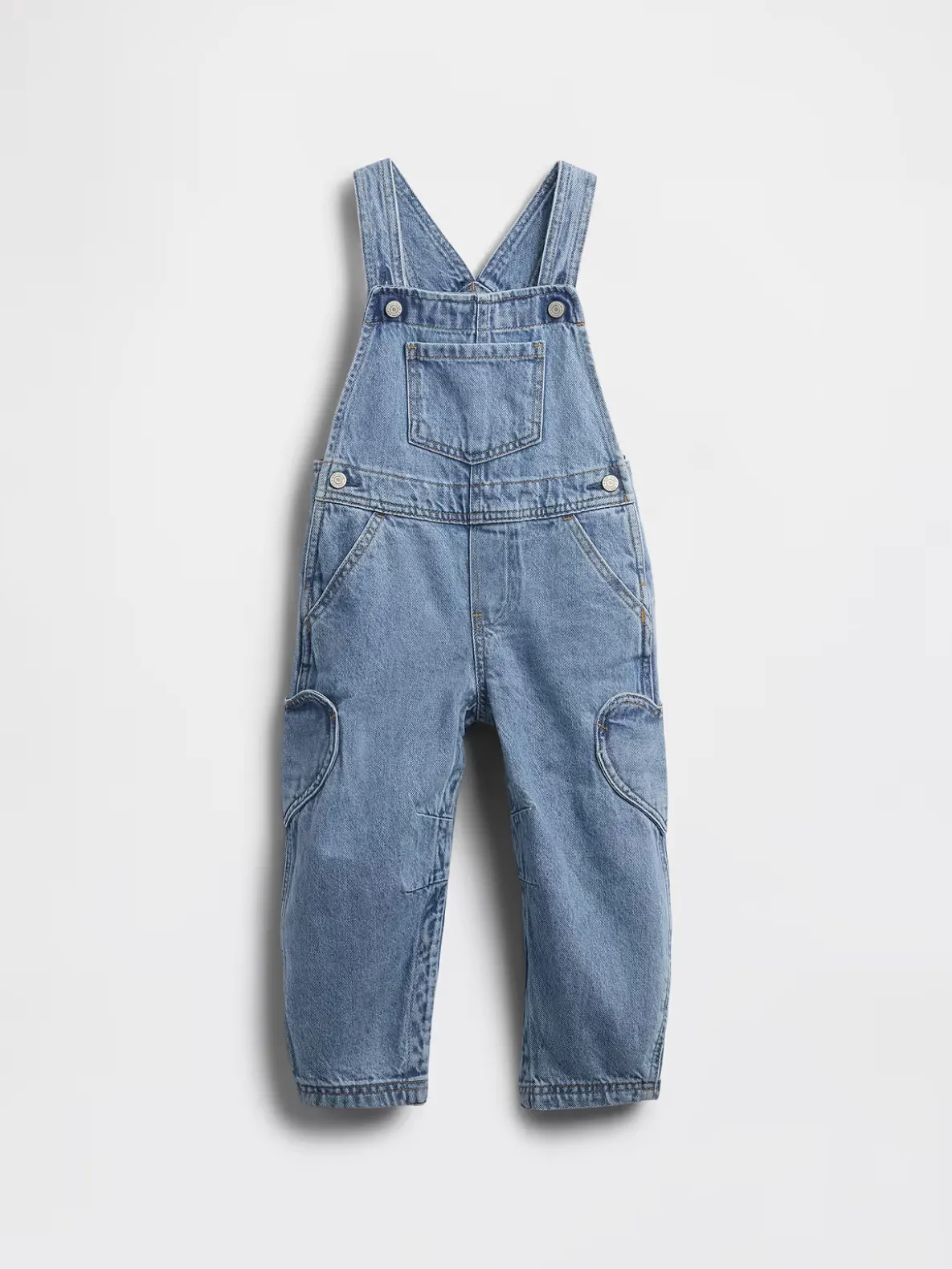 Baby & Toddler Heart Pocket Horseshoe Overalls